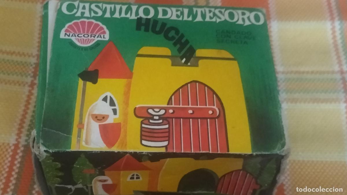 Juguetes antiguos: ANTIGUA HUCHA CASTILLO DEL TESORO DE NACORAL