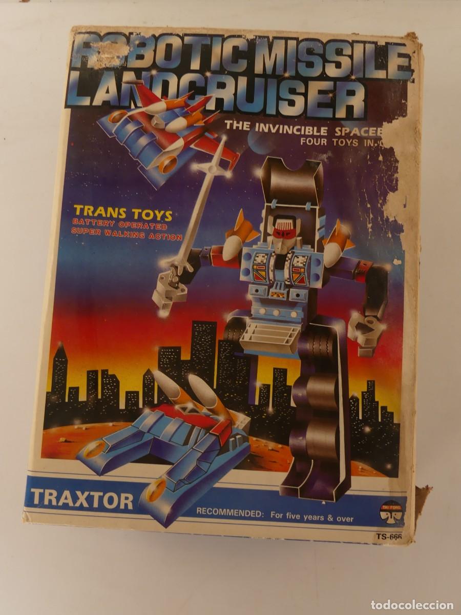 Altes Spielzeug: ROBOTIC MISSILE LANDCRUISER CON CAJA