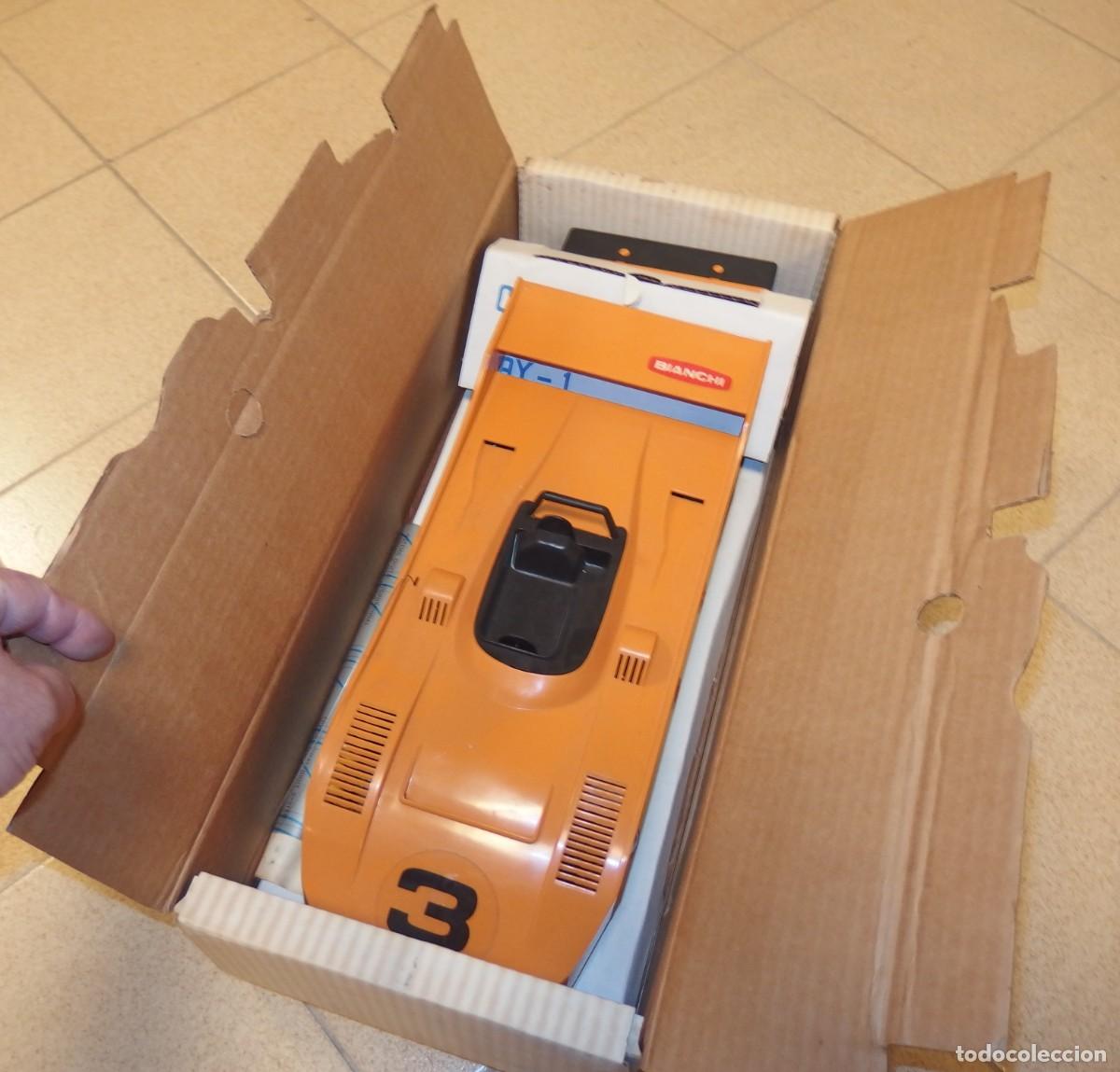 Juguetes antiguos: COCHE RADIODIRIGIDO RAY-1,BIANCHI,CAJA ORIGINAL