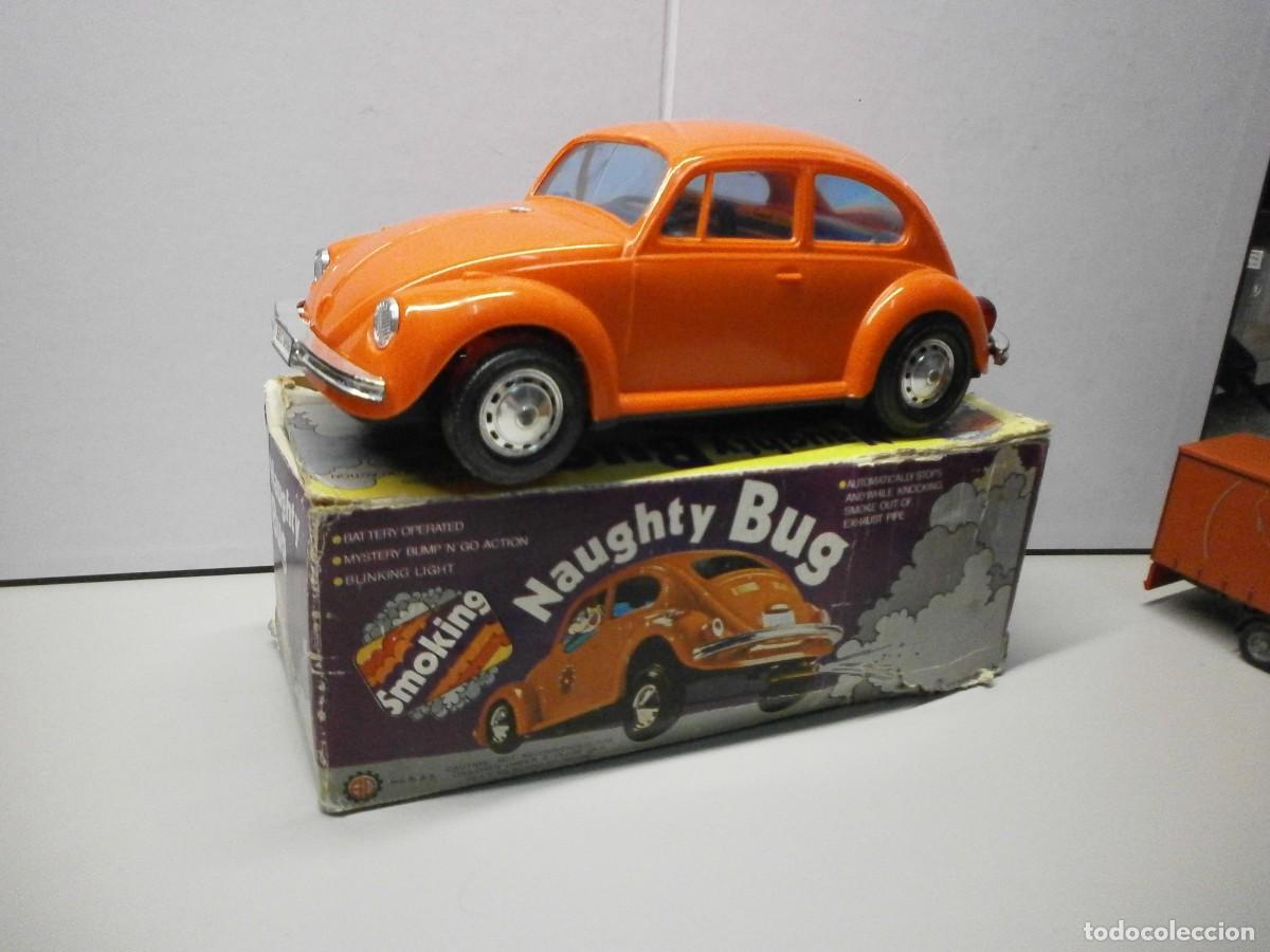 Juguetes antiguos: coche volkswagen juguete antiguo japones en su caja original
