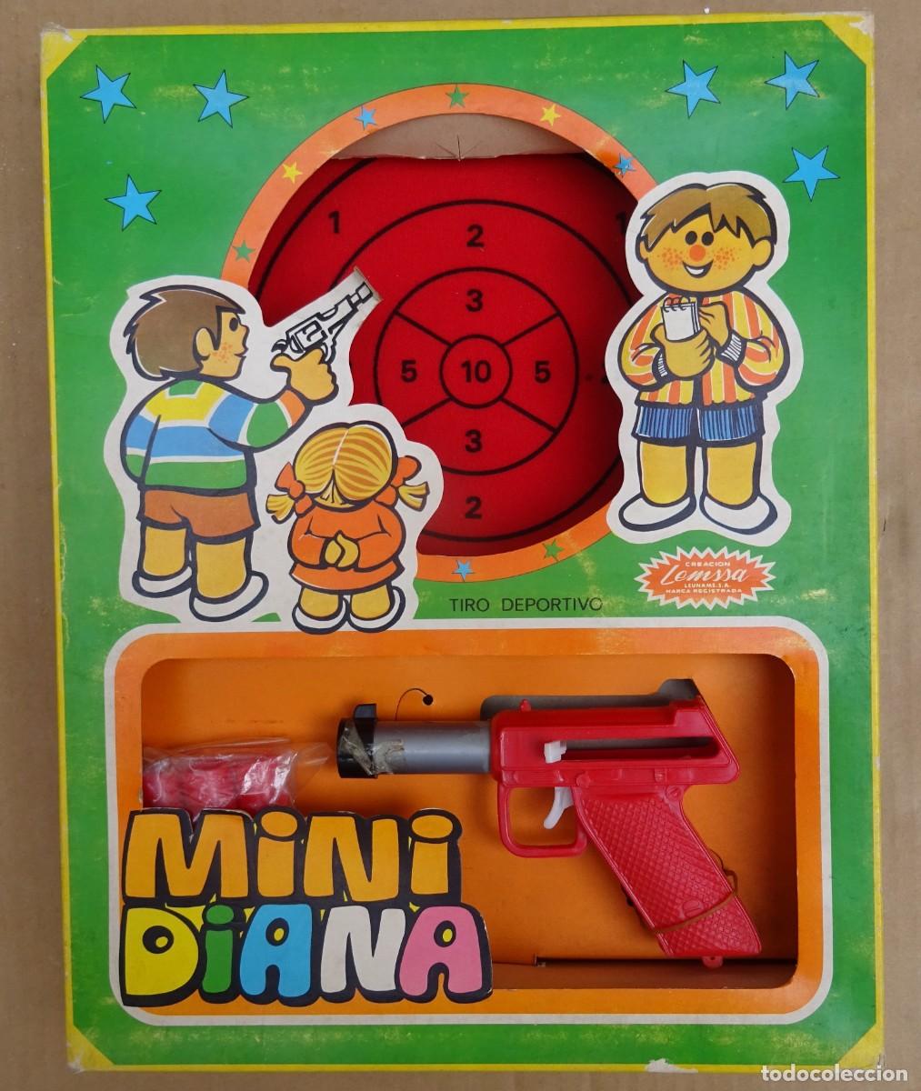 Juguetes antiguos: LEMSSA Diana Deportiva con Pistola y balines