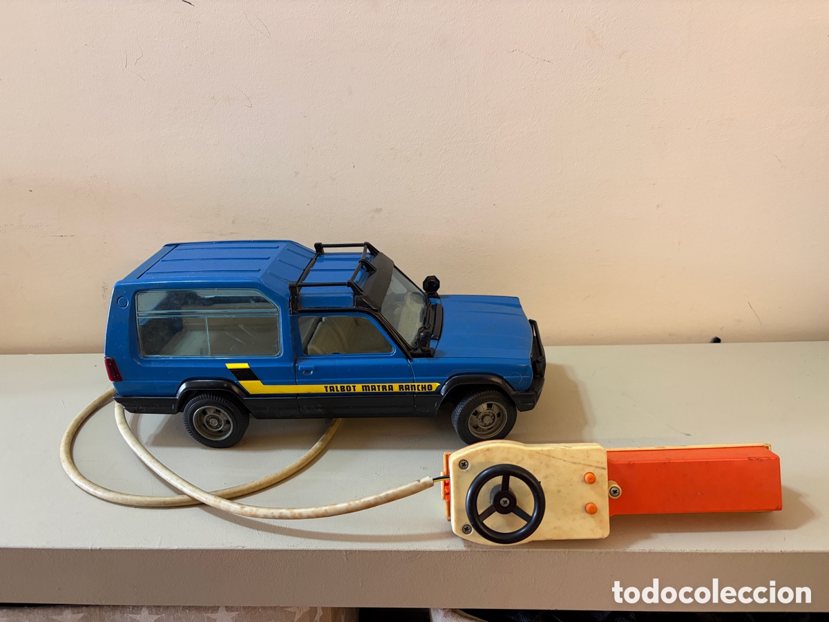 Juguetes antiguos: TALBOT MATRA rancho dirijido AZUL plastico JUGUETES