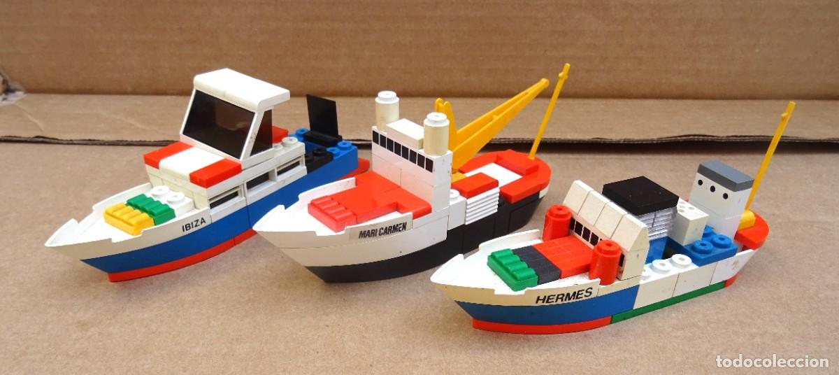 Juguetes antiguos: TENTE LOTE DE TRES BARCOS