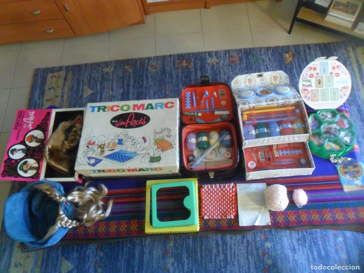 Juguetes antiguos: COLECCI&Oacute;N LA SRTA PEPIS TRICO MARC MINI MODEL FLOR 2 MALET&Iacute;N COSTURERO SOMBRERO POSTIZOS ADAPTABLES