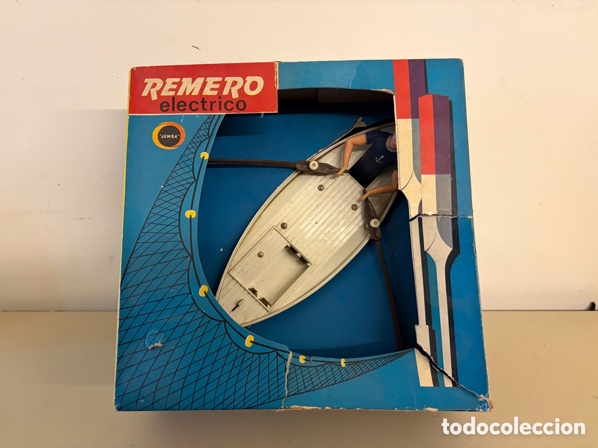 Juguetes antiguos: REMERO electrico - power electric - ref 681 N - made in Spain - Jemsa