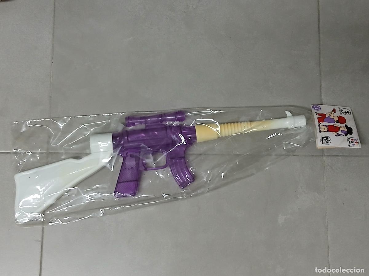Juguetes antiguos: Juguete pl&aacute;stico. Pistola agua rifle Gonher-Barval, 46.5 cm de largo