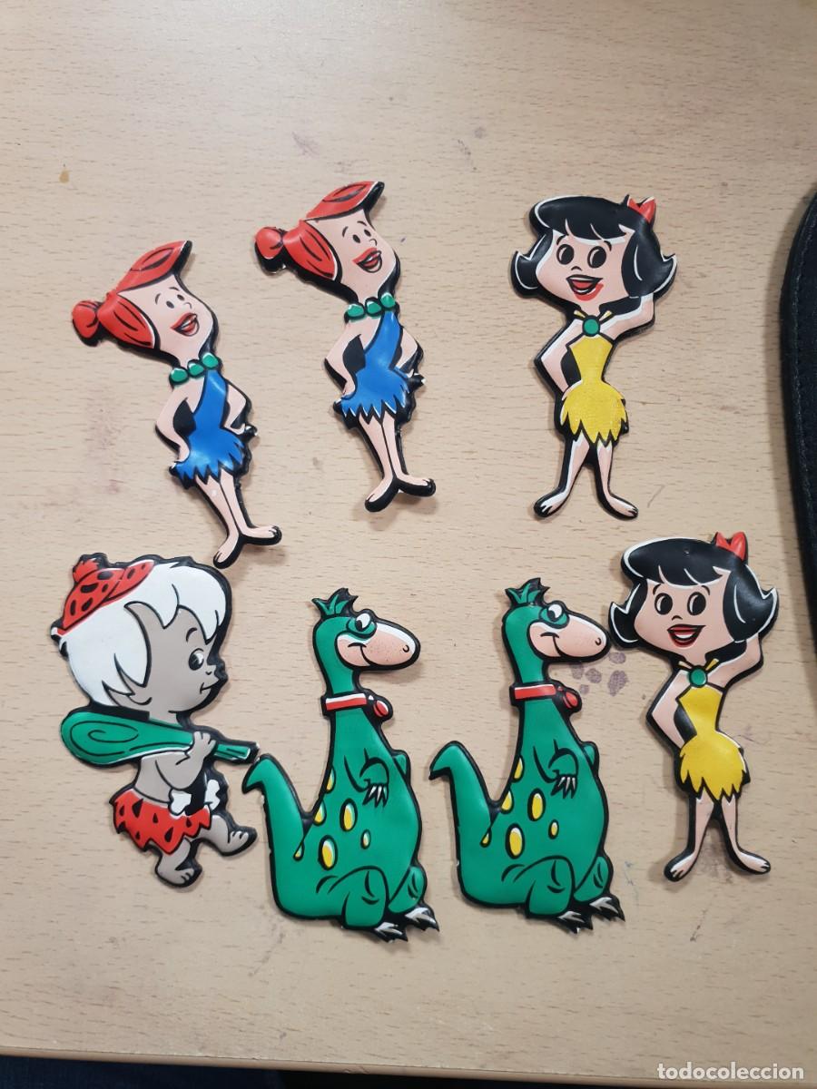 Juguetes antiguos: Cromos serie los picapiedras obsequio de tulicrem
