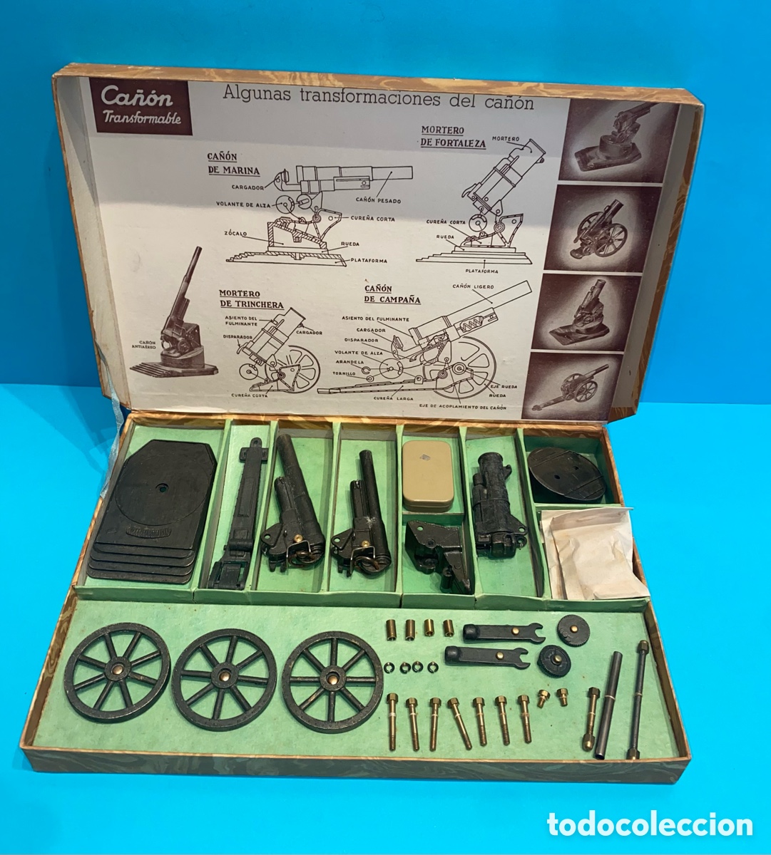 Juguetes antiguos: CAJA nro 51 de DALIA-CA&Ntilde;&Oacute;N TRANSFORMABLE.