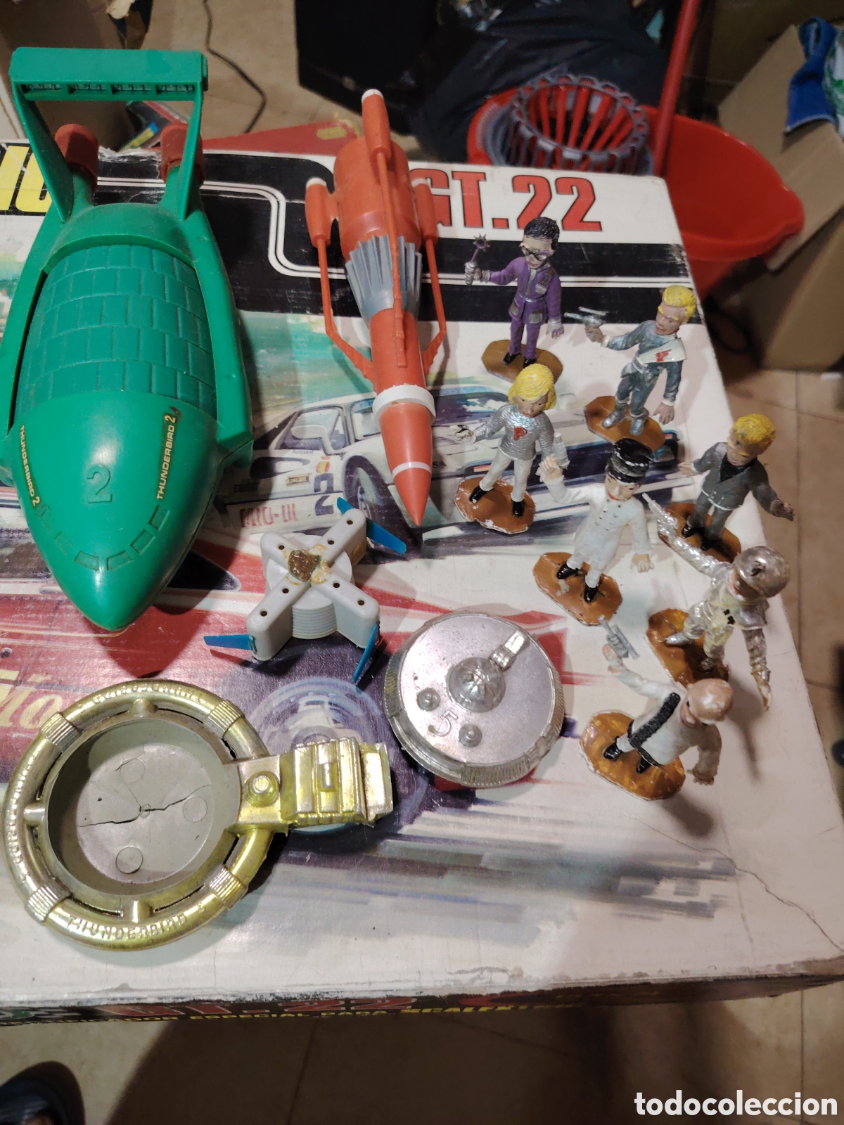 Juguetes antiguos: Lote thunderbirds molto comansi - Foto 1