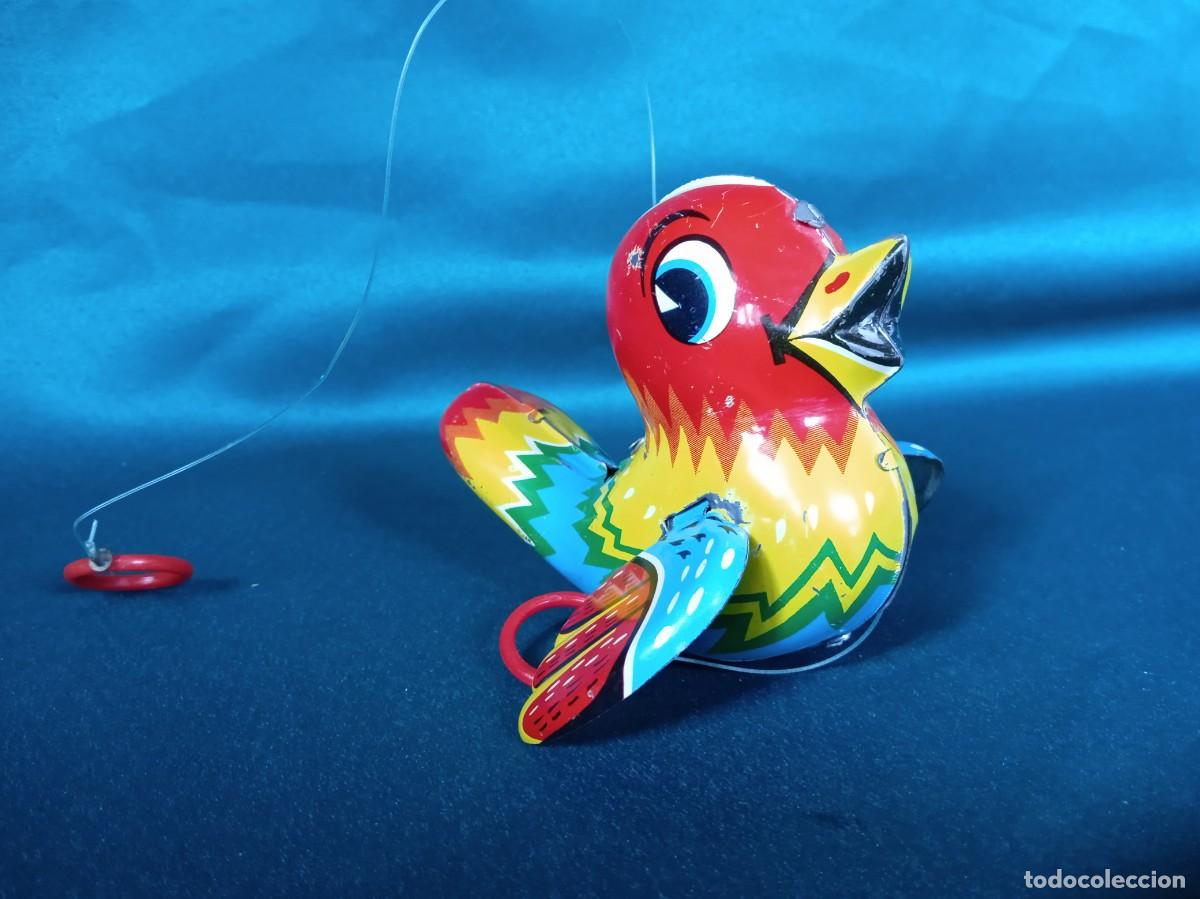 Juguetes antiguos: PAJARITO de Hojalata Volador, CLAN (Ibi).