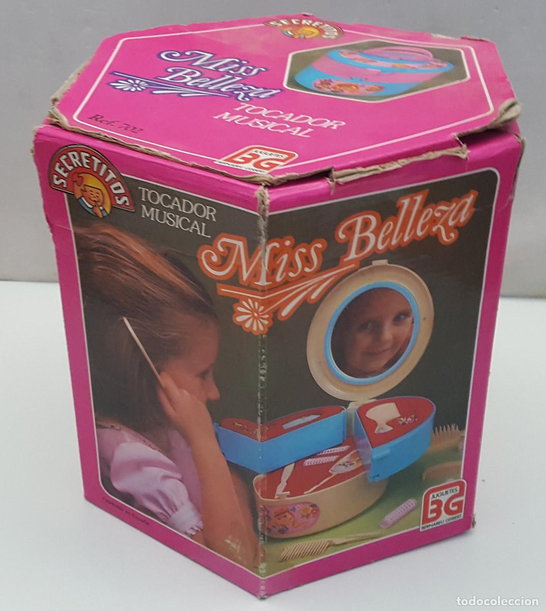 Juguetes antiguos: TOCADOR MUSICAL MISS BELLEZA, JUGUETES BG BERNABEU GISBERT, SECRETITOS, COMPLETO, FUNCIONA
