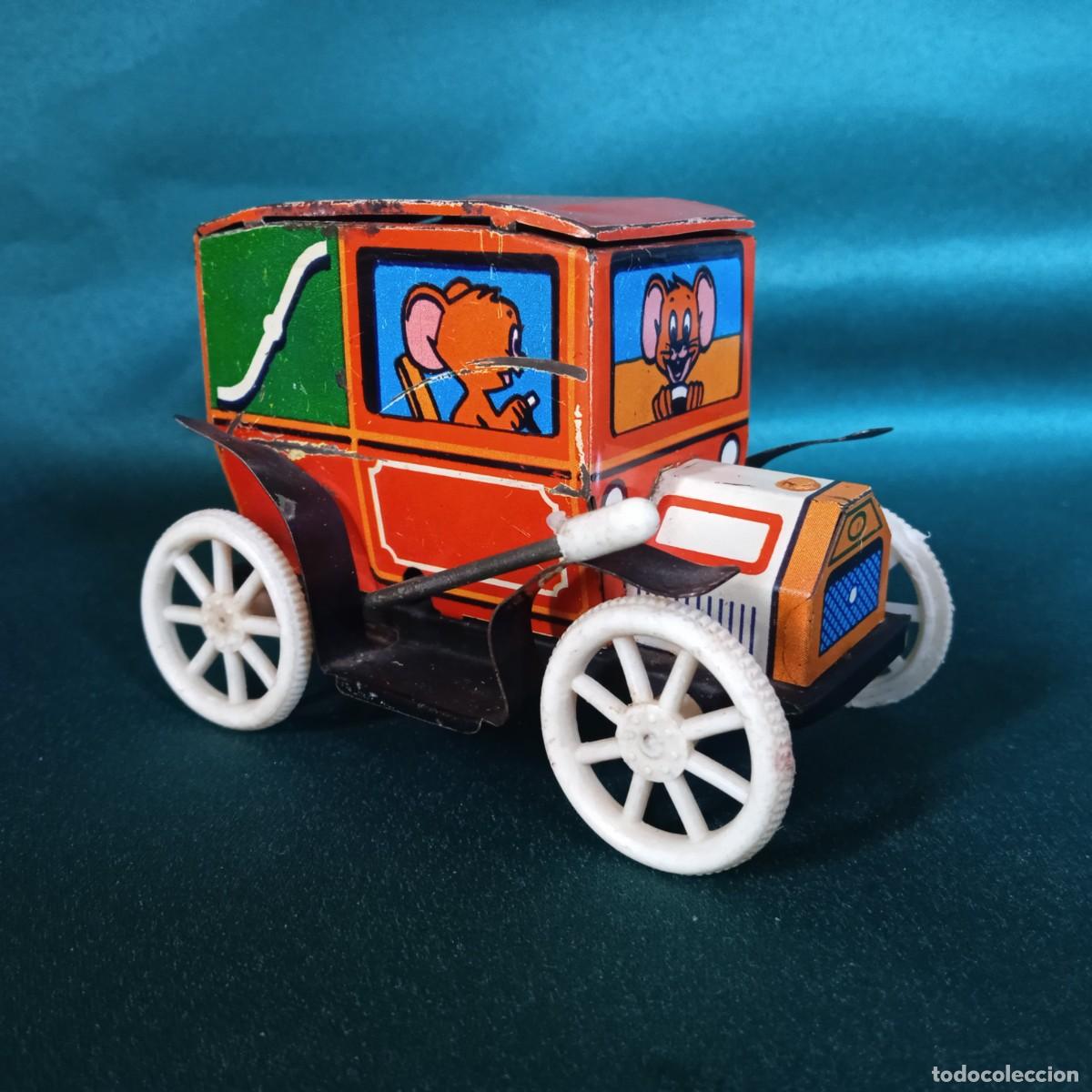 Juguetes antiguos: Coche TOM y JERRY, de PAYVA. - Foto 4