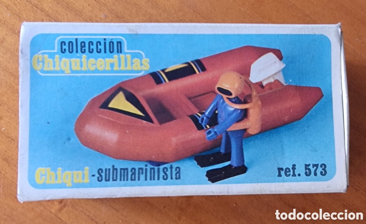 Juguetes antiguos: Guisval Chiquicerillas Submarinistas dos figuras ved fotos