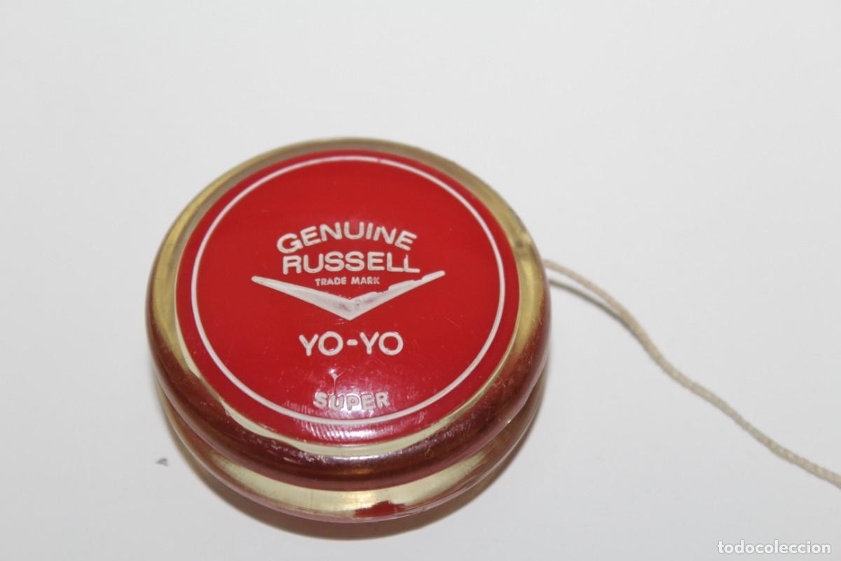 Juguetes antiguos: ANTIGUO YOYO SUPER GENUINE RUSSEL ROJO