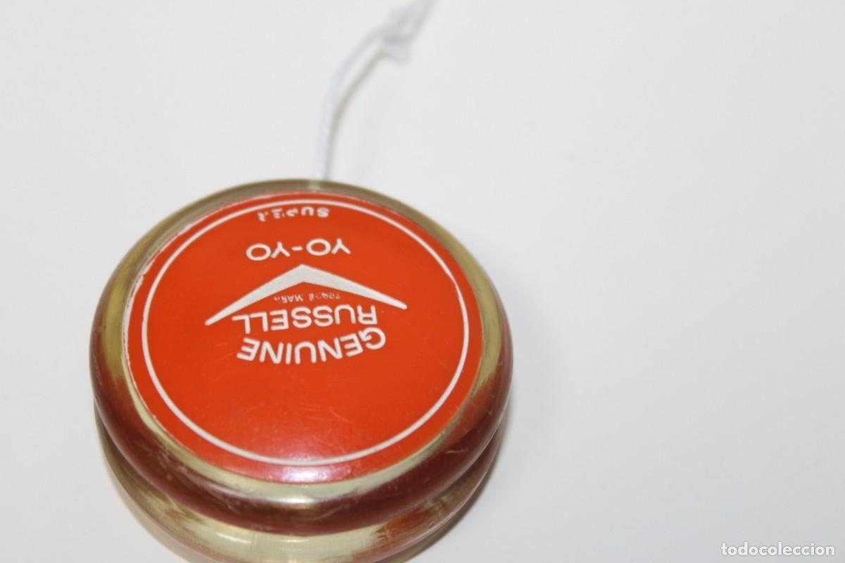Juguetes antiguos: ANTIGUO YOYO SUPER GENUINE RUSSEL NARANJA