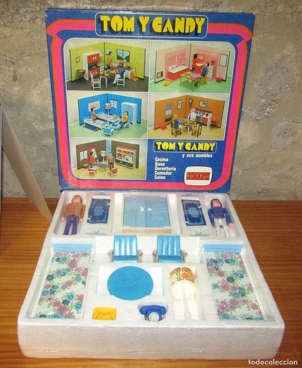 Juguetes antiguos: TOM Y CANDY Y SUS MUEBLES, DE COMANSI: DORMITORIO - NUEVO Y PRECINTADO - A&Ntilde;OS 70/80