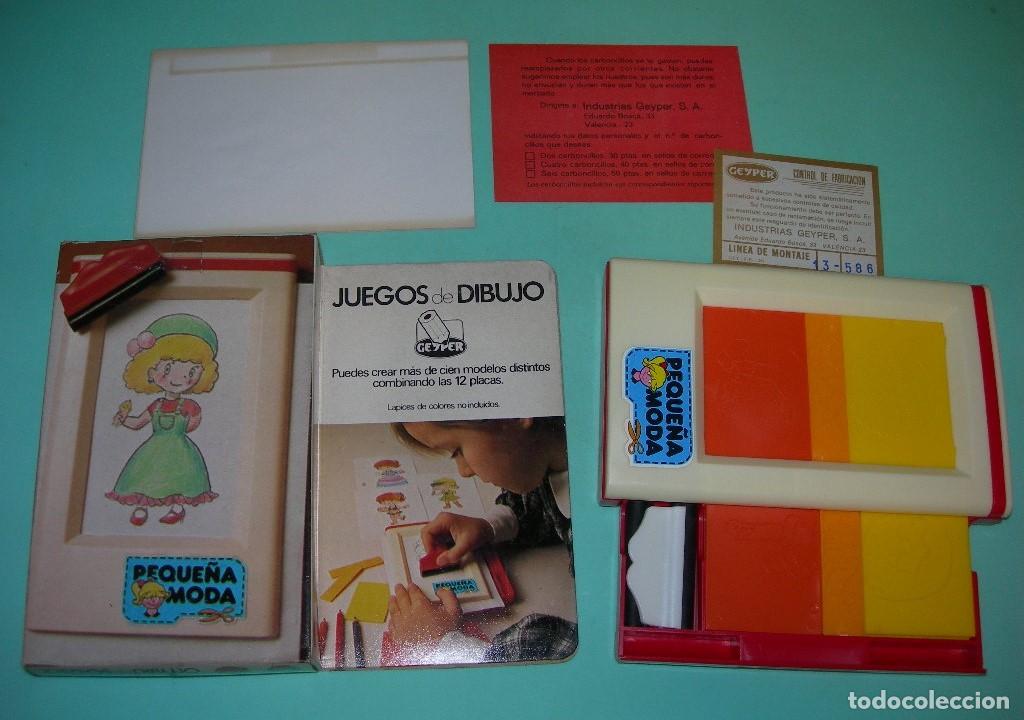 Juguetes antiguos: JUEGO DE DIBUJO GEYPER - PEQUE&Ntilde;A MODA - NUEVO SIN USO Y COMPLETO EN SU CAJA ORIGINAL