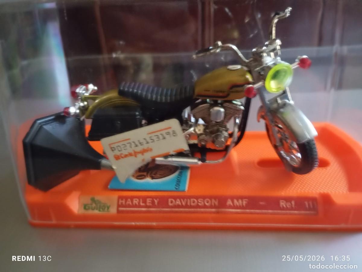 Juguetes antiguos: MOTO GUILOY HARLEY DAVIDSON AMF REF 111