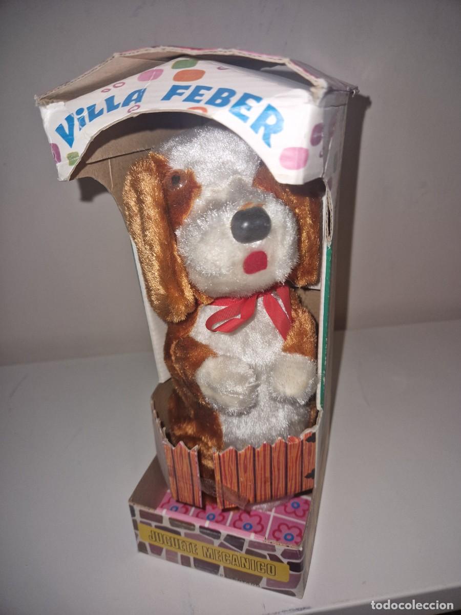Juguetes antiguos: VILLA FEBER, JUGUETES MECANICOS , PERRO