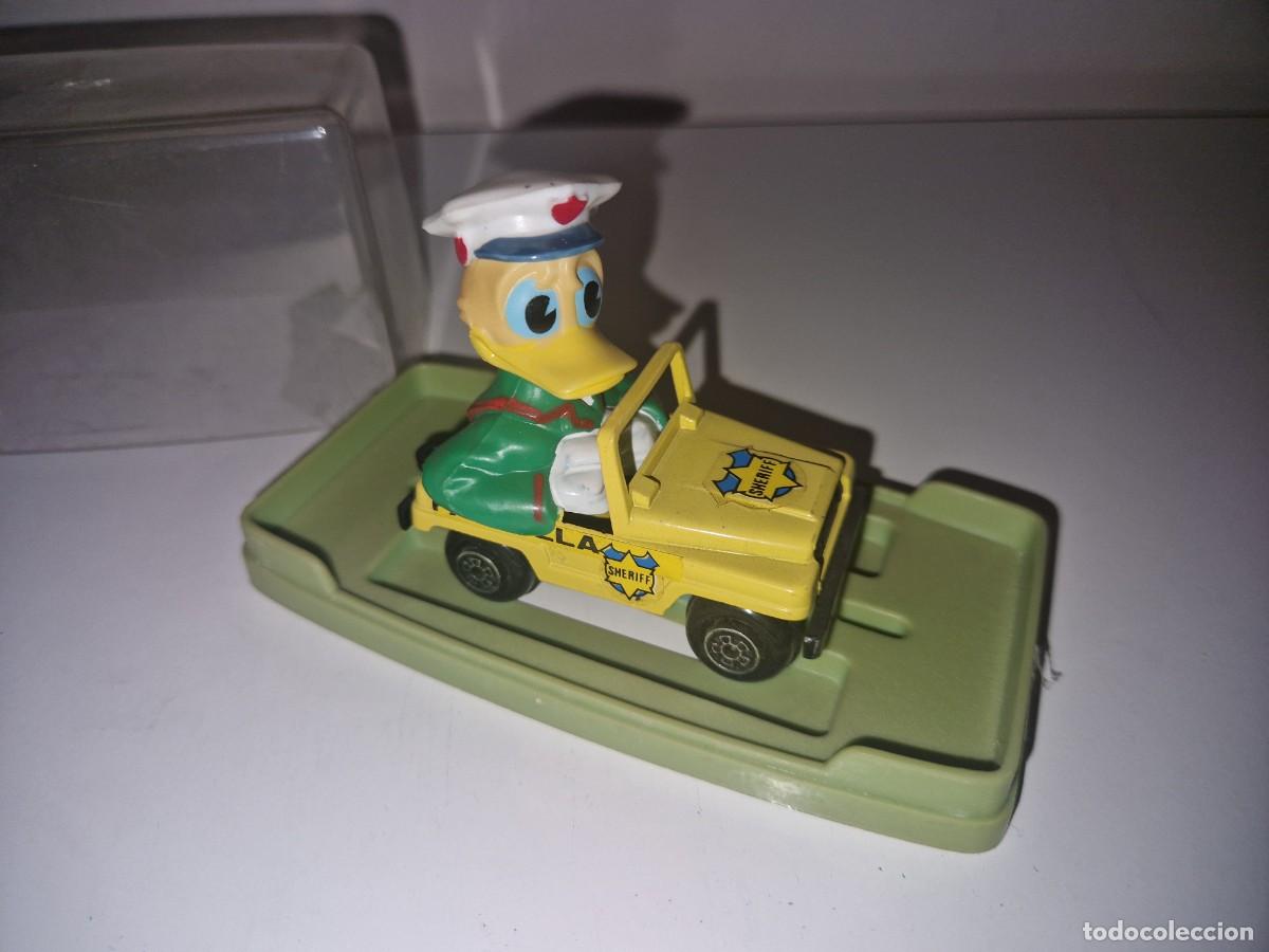 Juguetes antiguos: GUISVAL : ANTIGUO COCHE DE SHERIFF PATO DONALD MADE IN SPAIN A&Ntilde;OS 80
