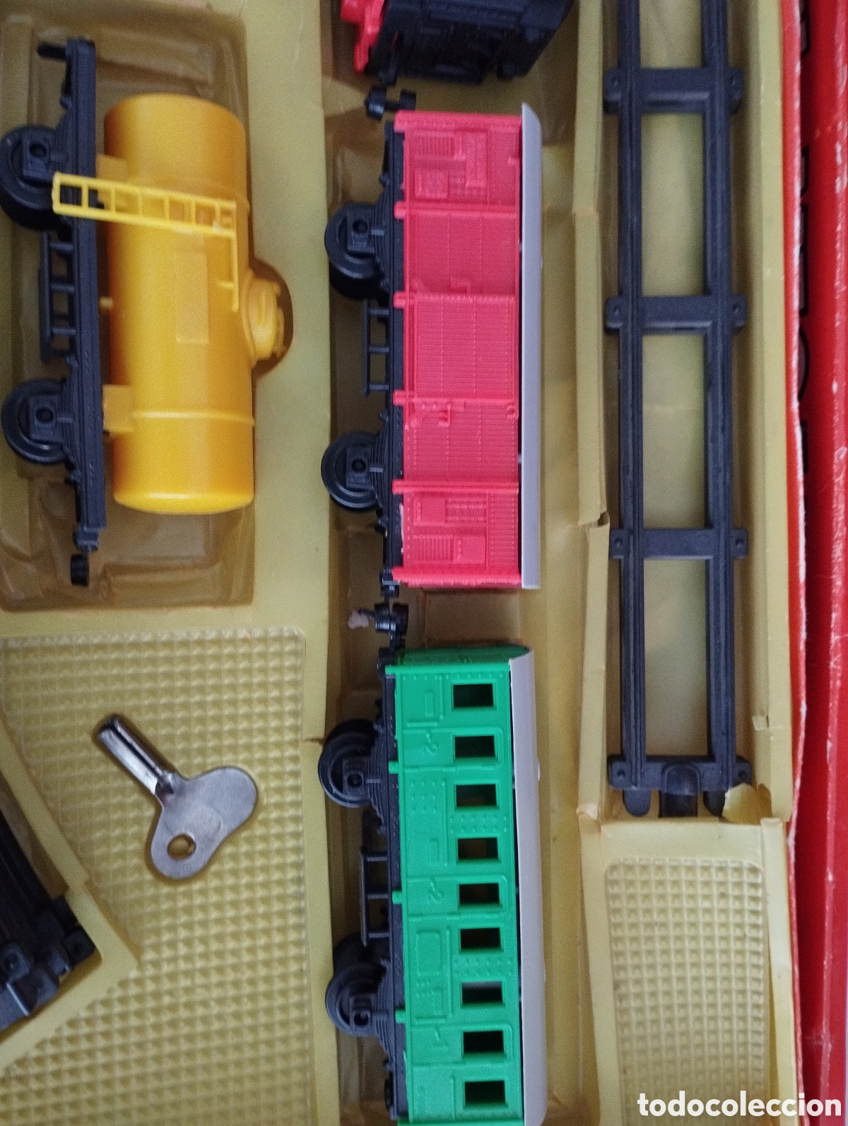 Juguetes antiguos: Dos Trenes Mec&aacute;nicos Geyper. - Foto 9