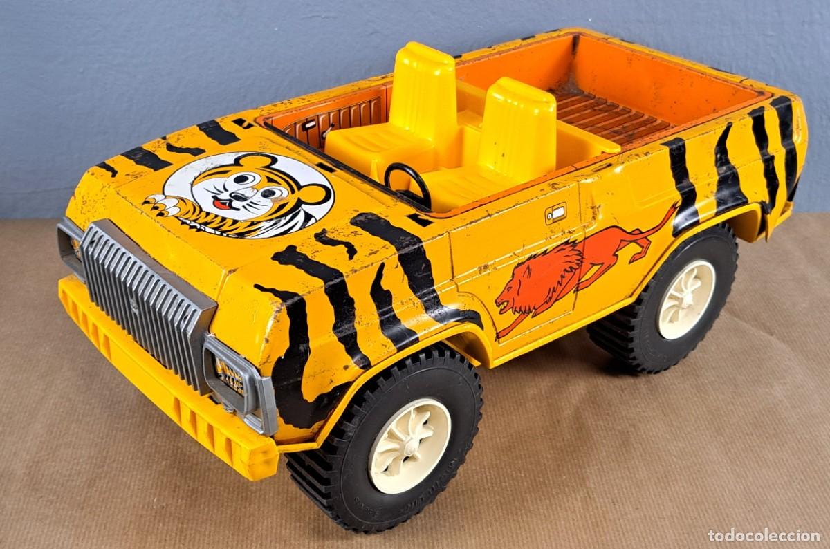 Juguetes antiguos: Coche de juguete Joustra &ldquo;Tiger Safari&rdquo;, a&ntilde;os 70&ndash;80