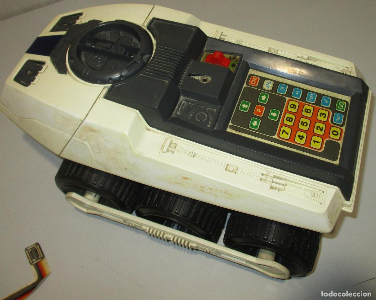 Juguetes antiguos: veh&iacute;culo programable BIGTRAK + remolque TRANSPORT, de MB - Foto 4