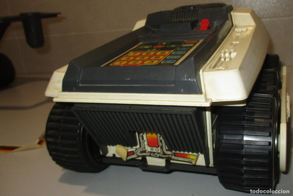 Juguetes antiguos: veh&iacute;culo programable BIGTRAK + remolque TRANSPORT, de MB - Foto 5