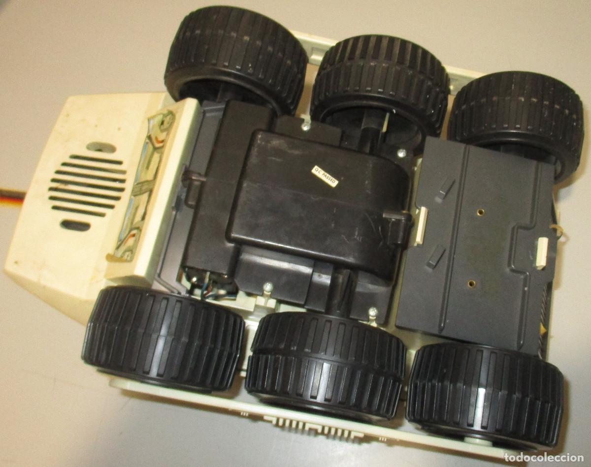 Juguetes antiguos: veh&iacute;culo programable BIGTRAK + remolque TRANSPORT, de MB - Foto 8