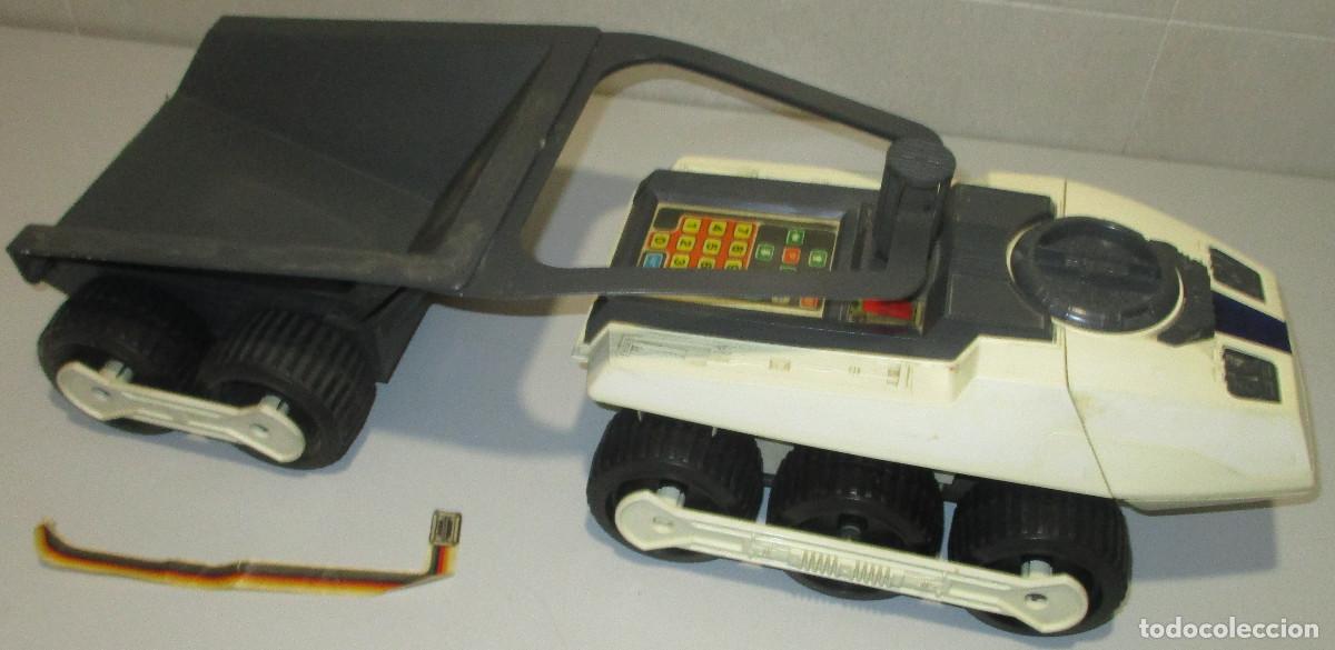Juguetes antiguos: veh&iacute;culo programable BIGTRAK + remolque TRANSPORT, de MB