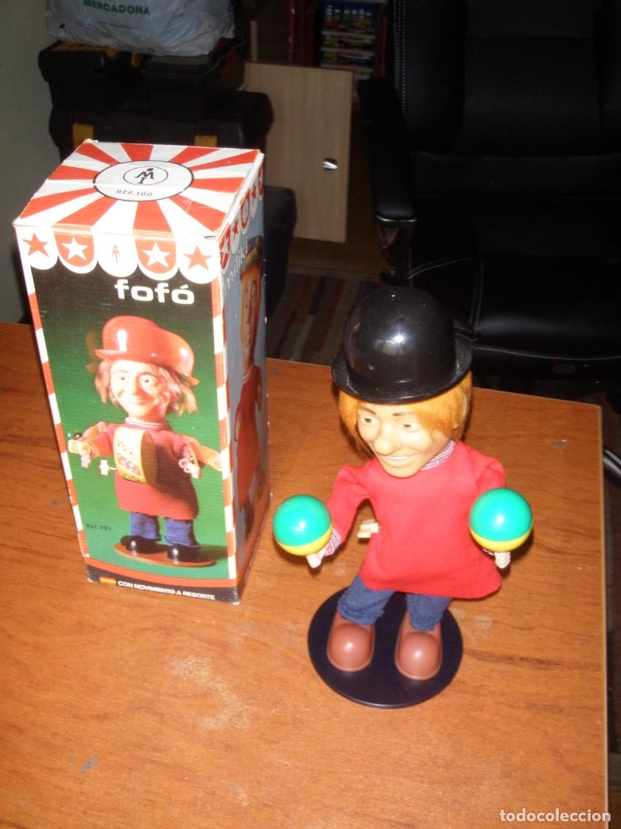 Juguetes antiguos: PAYASO FOFITO MECANICA IBENSE FUNCIONANDO LEER