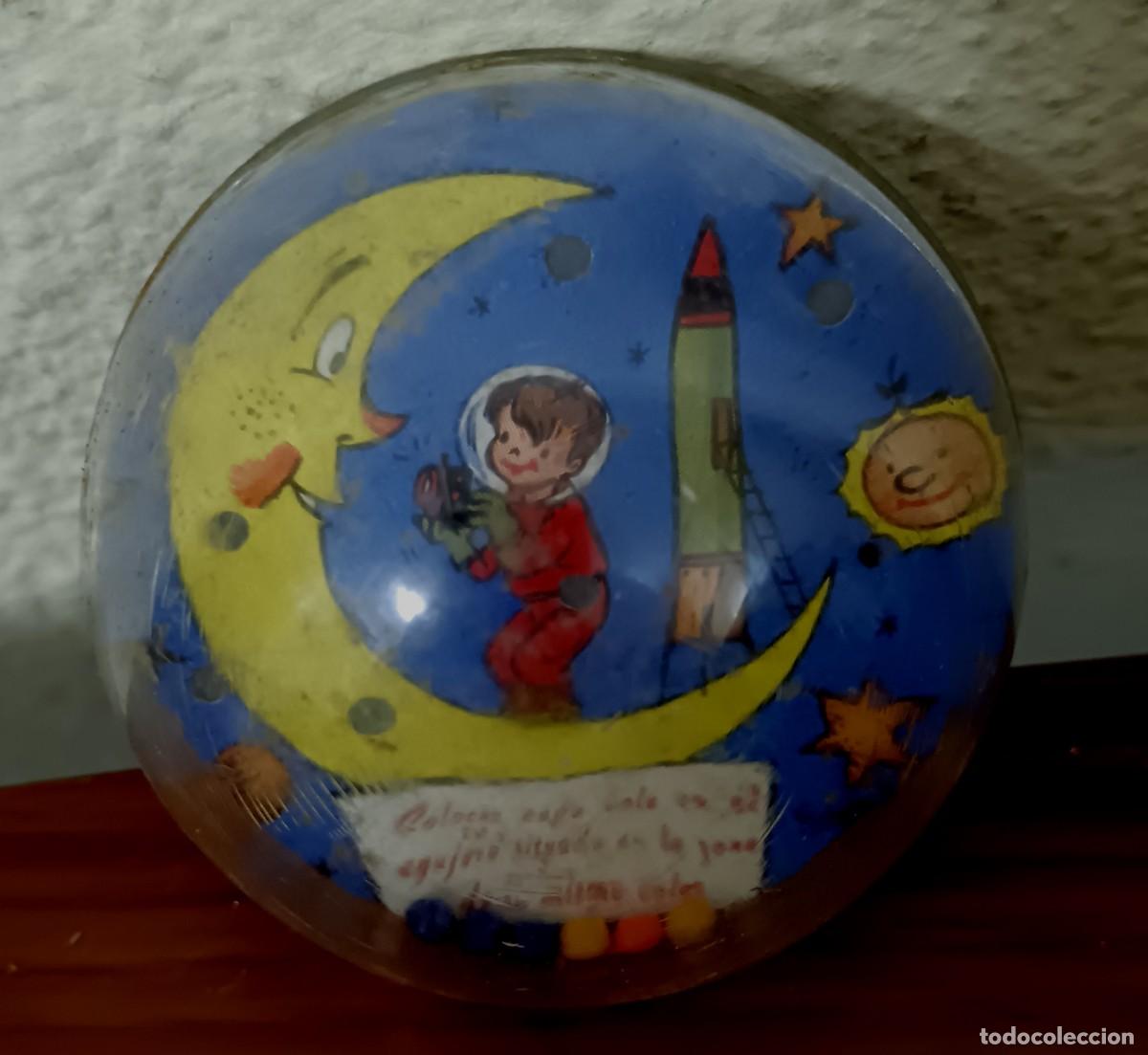 Juguetes antiguos: JUEGO DE BOLITAS PASATIEMPO MARCA EKO A&Ntilde;OS 70 7 CM. DI&Aacute;METRO
