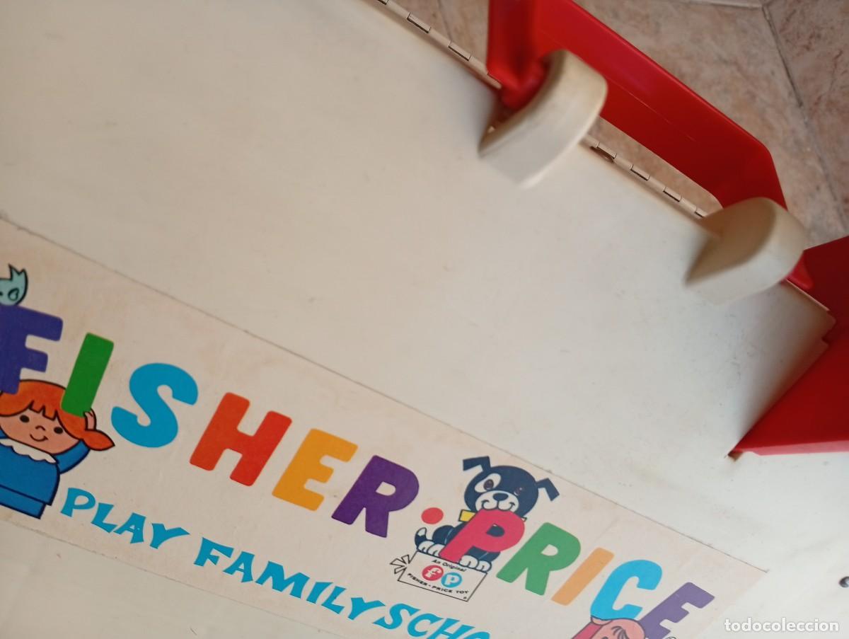 Juguetes antiguos: Escuela Fisher Price Play family school - Jugar a la escuela familiar - Juguete vintage