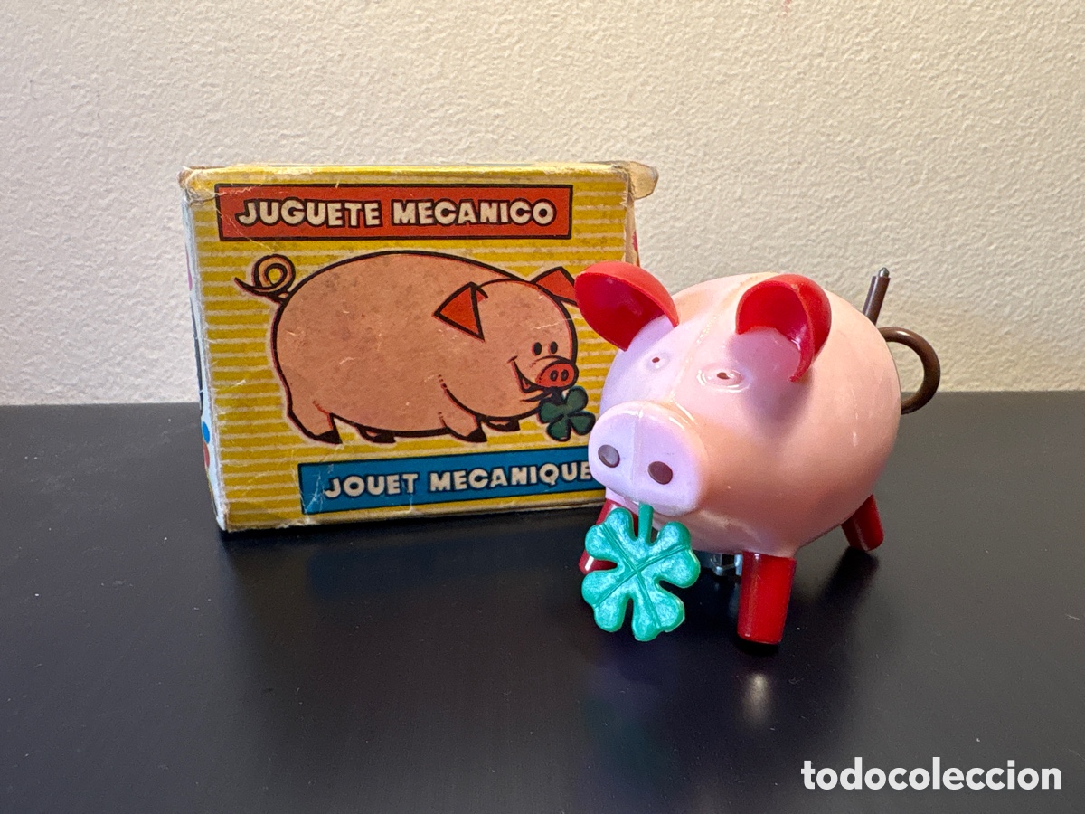 Juguetes antiguos: JUGUETE MEC&Aacute;NICO GEYPER CERDO CERDITO