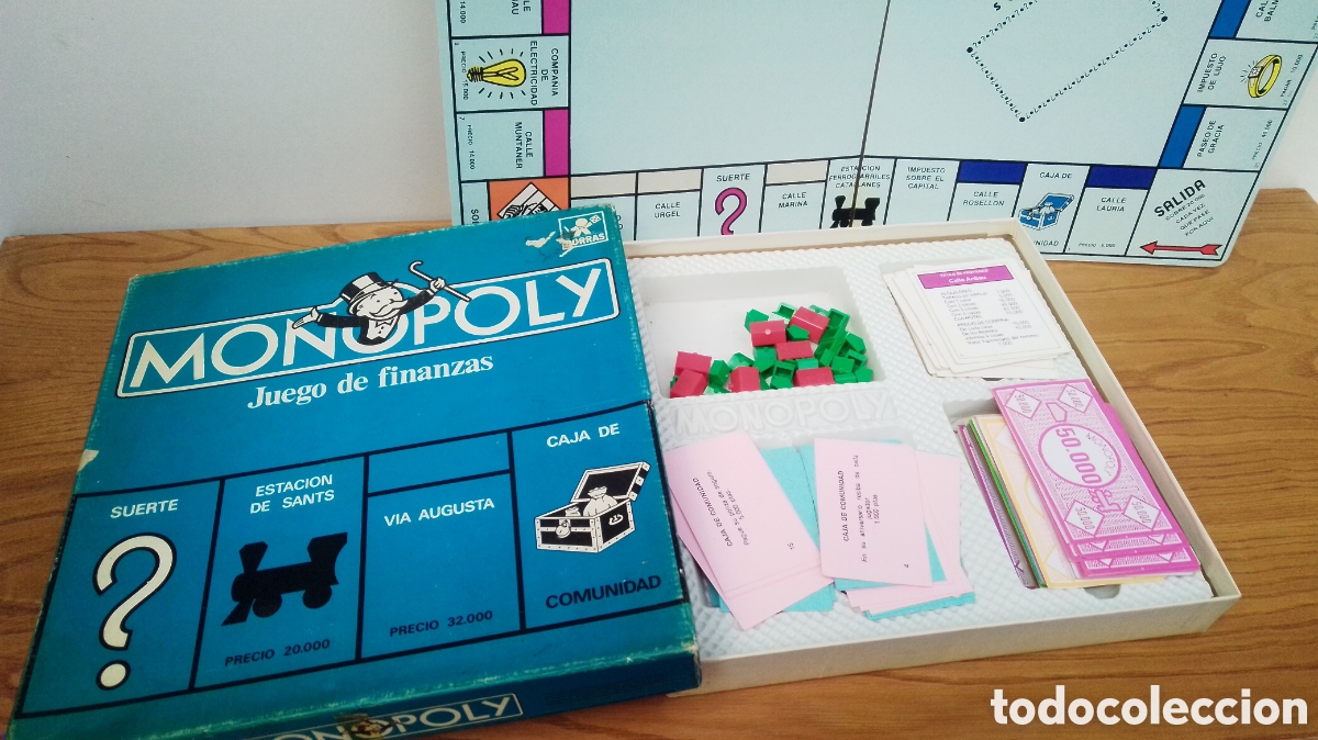 Juguetes antiguos: MONOPOLY VERSION BORRAS, TEMATICA &rdquo;BARCELONA  - Foto 3
