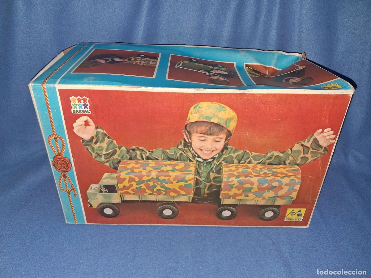 Juguetes antiguos: CAMION Y REMOLQUE MILITAR MOLTO A&Ntilde;OS 70/80 NUEVO DE ALMACEN. NUNCA ABIERTO.