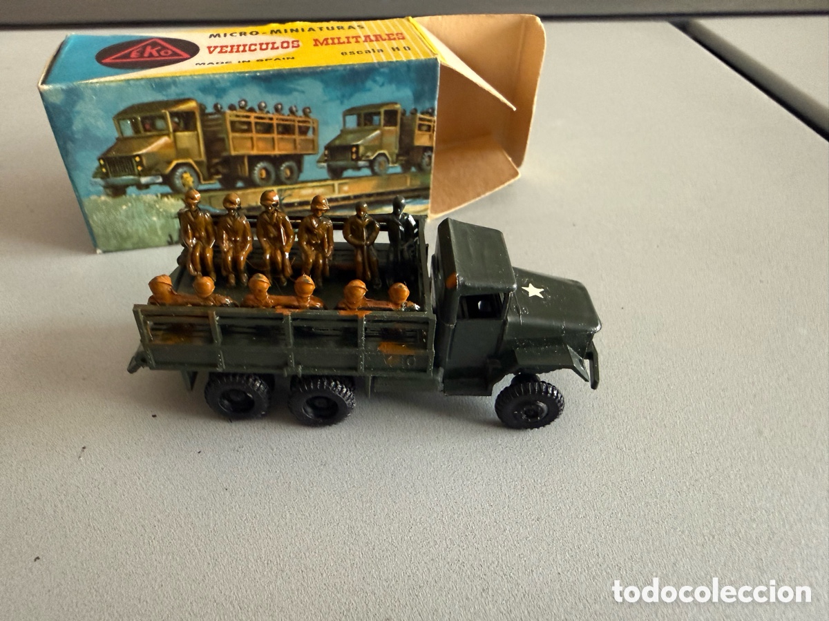 Juguetes antiguos: EKO. Cami&oacute;n GMC. M-35. USA.
