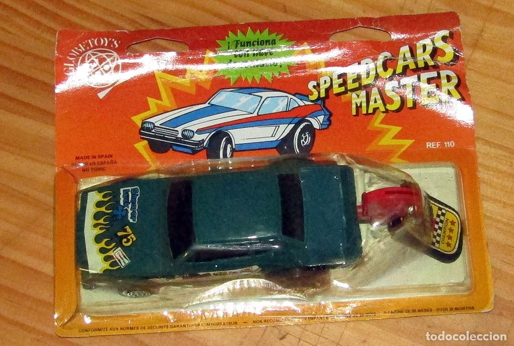 Juguetes antiguos: SPEEDCARS MASTER DE GLOBETOYS - NUEVO Y EN SU BLISTER ORIGINAL - A&Ntilde;OS 70/80 - COLOR VERDE