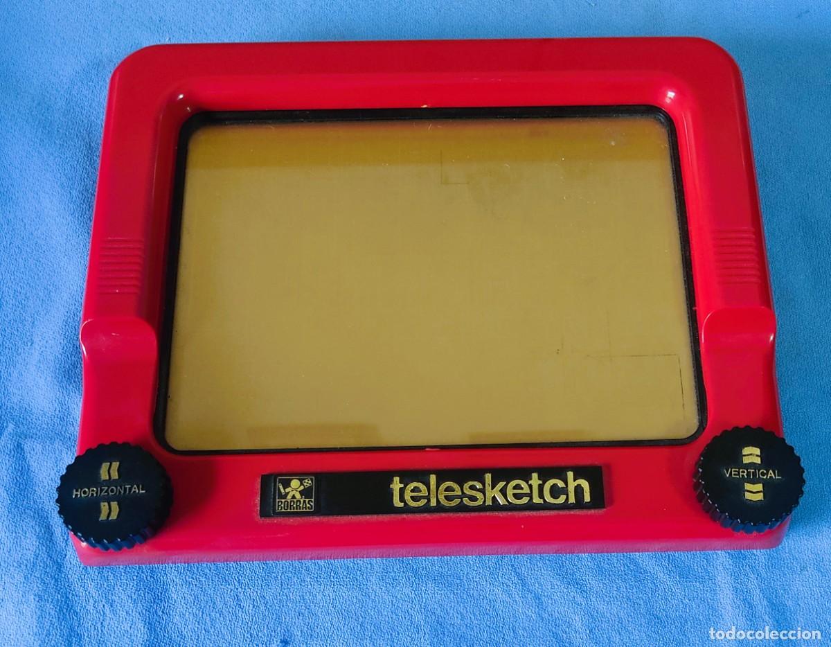 Brinquedos antigos: ANTIGUO TELESKETCH DE JUGUETES BORRAS A&Ntilde;OS 80 FUNCIONA CORRECTAMENTE EN MUY BUEN ESTADO