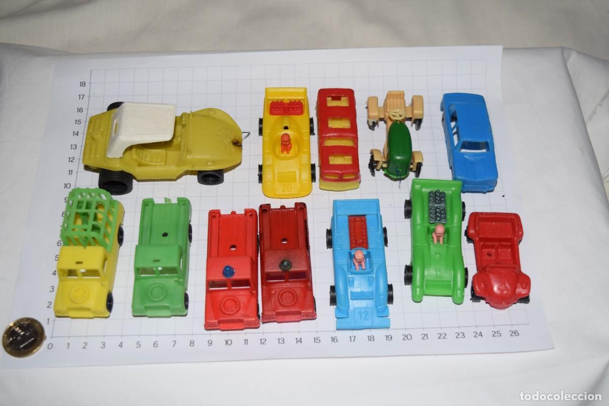 Juguetes antiguos: Antiguo/Vintage - Lote autos, coches y veh&iacute;culos varios / VAM y otros - Pl&aacute;stico / PVC &iexcl;Mira fotos!