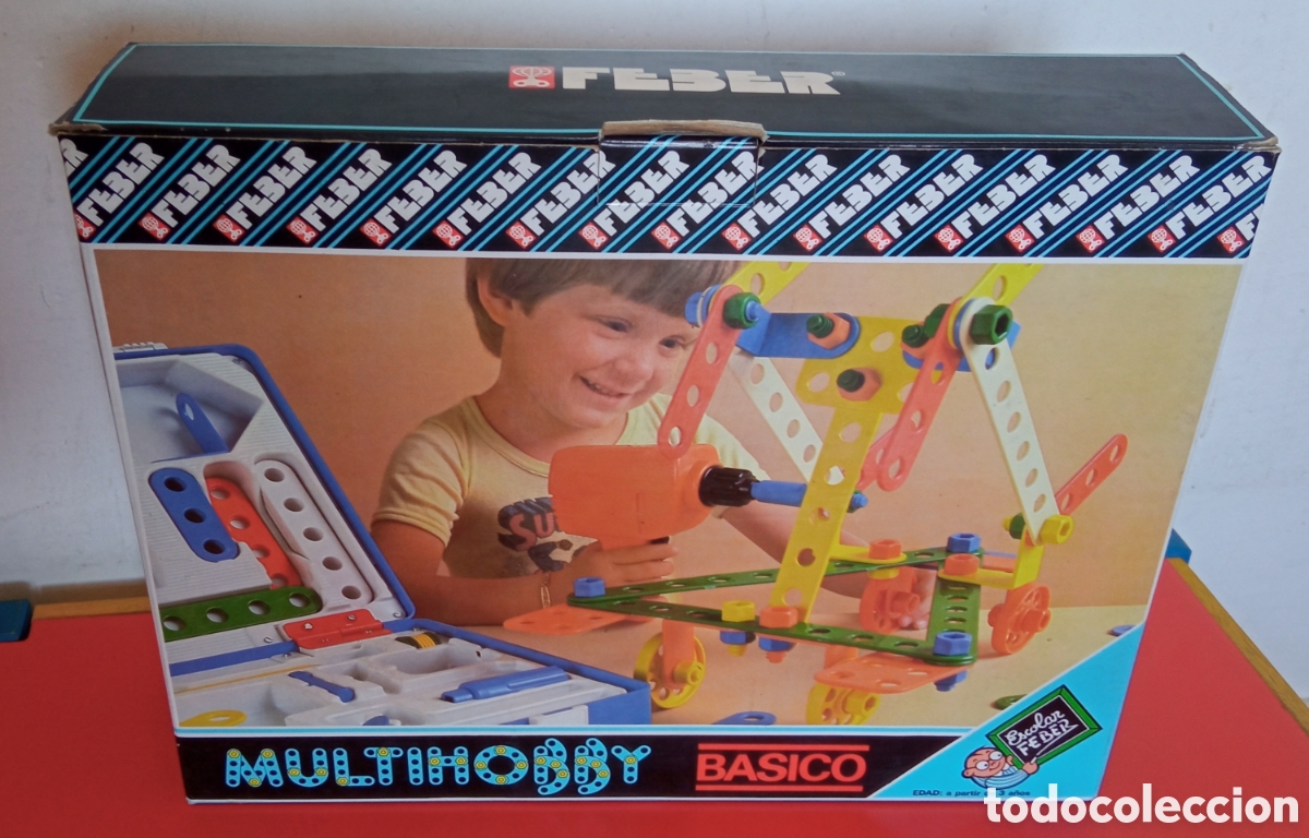 Juguetes antiguos: MALET&Iacute;N MULTIHOBBY B&Aacute;SICO CON TALADRO.FEBER 80'S.NUEVO EN CAJA.