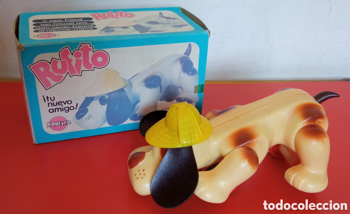 Juguetes antiguos: PERRO RUFITO BREKAR 80'S.NUEVO EN CAJA.CON FALLO.