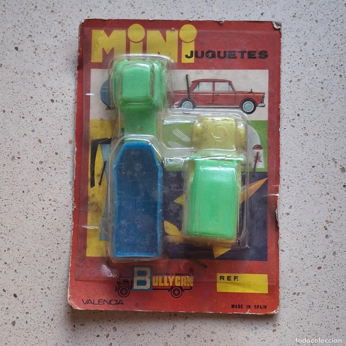 Juguetes antiguos: BULLYCAN VALENCIA MINI JUGUETES - BLISTER ANTIGUO TIPO KIOSKO A&Ntilde;OS 70 - CAMION JEEP
