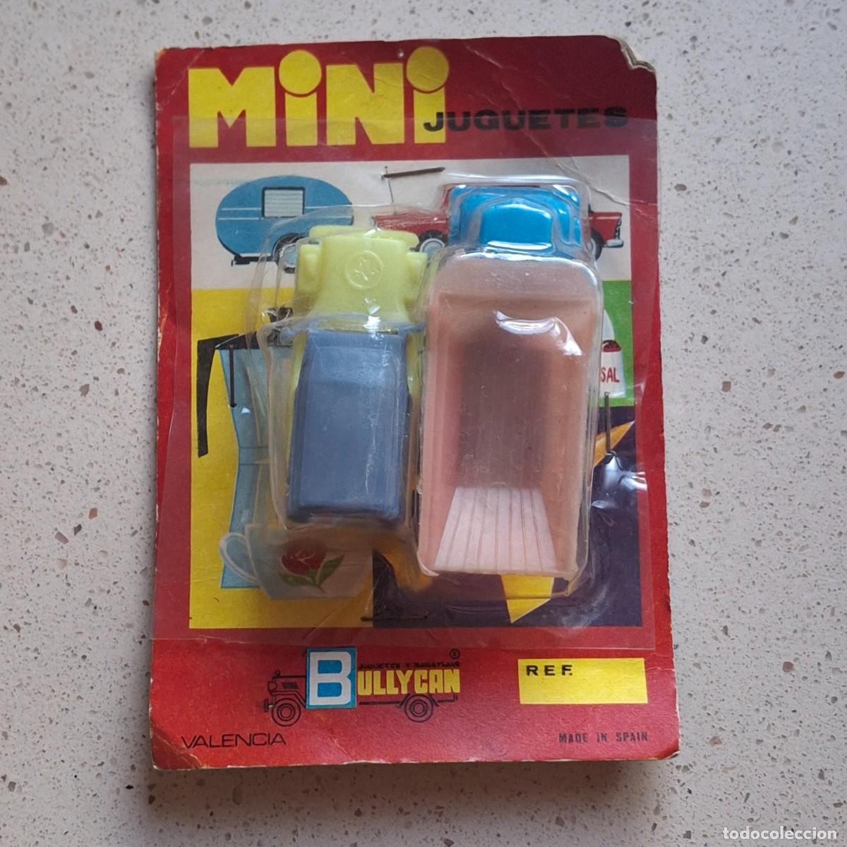 Juguetes antiguos: BULLYCAN VALENCIA MINI JUGUETES - BLISTER ANTIGUO TIPO KIOSKO A&Ntilde;OS 70 - CAMION JEEP
