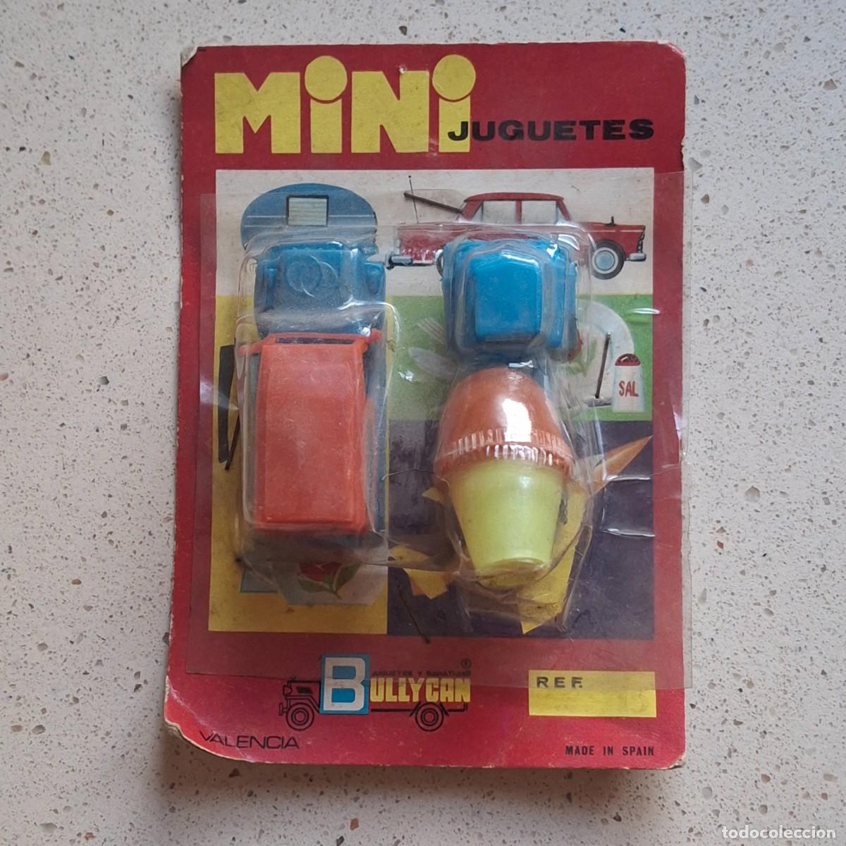 Juguetes antiguos: BULLYCAN VALENCIA MINI JUGUETES - BLISTER ANTIGUO TIPO KIOSKO A&Ntilde;OS 70 - CAMION JEEP