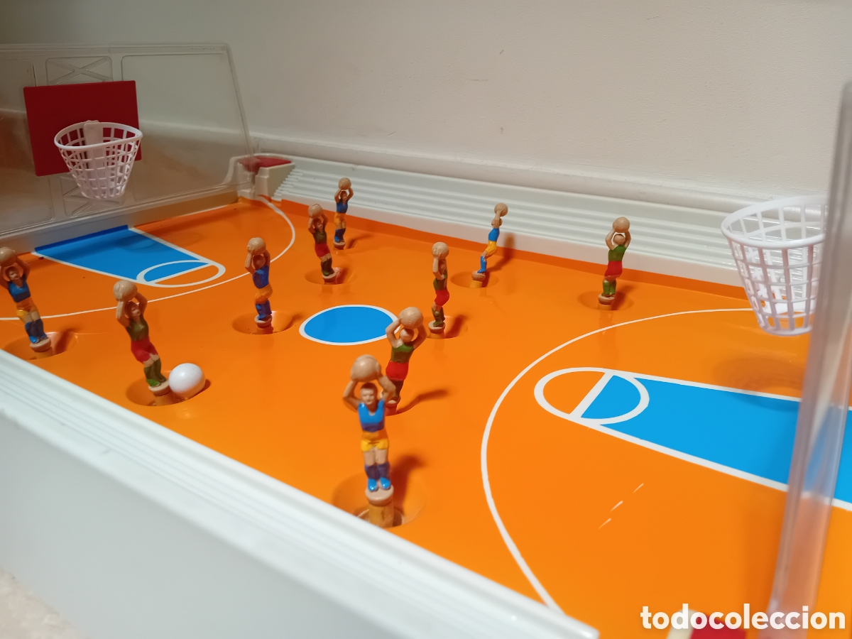 Juguetes antiguos: Antiguo juego baloncesto Perma Reexa