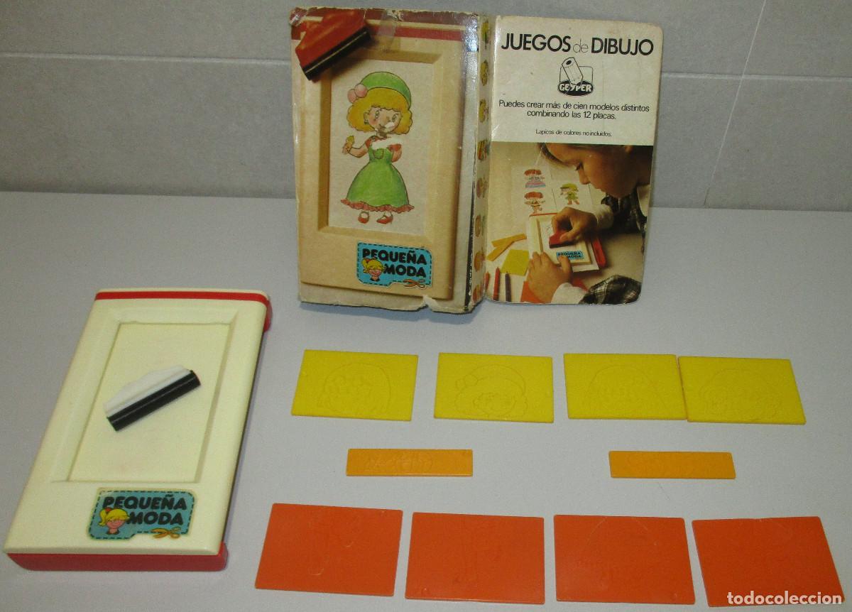 Juguetes antiguos: juego de dise&ntilde;o, dibujo y pintura PEQUE&Ntilde;A MODA, 80's GEYPER / TOMY
