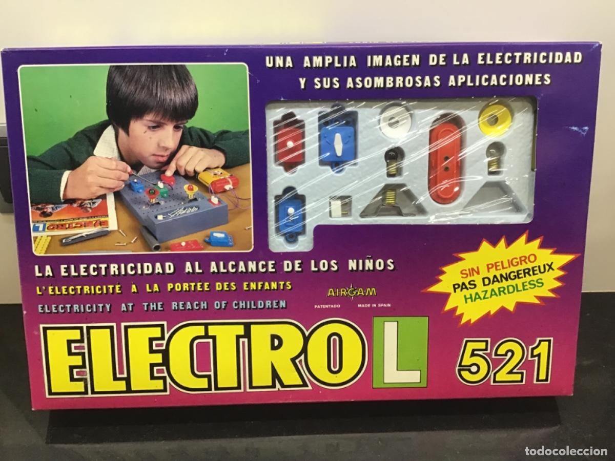 Juguetes antiguos: ELECTRO AIRGAM 521 electro L en caja original