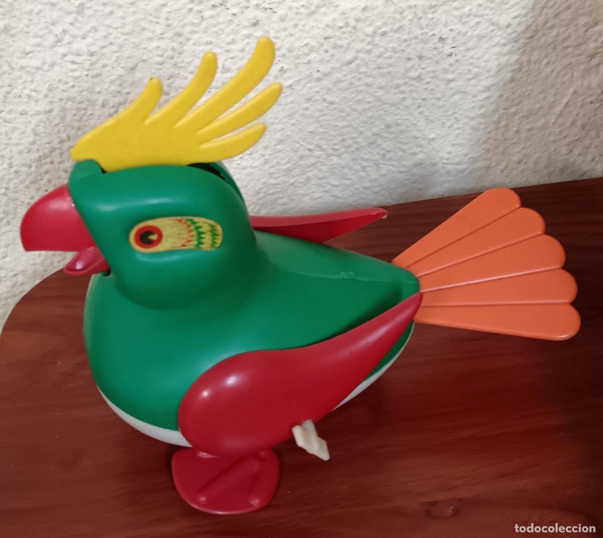 Juguetes antiguos: LORO A CUERDA MARCA GEYPER A&Ntilde;OS 70 15 CM. ALTURA FUNCIONA