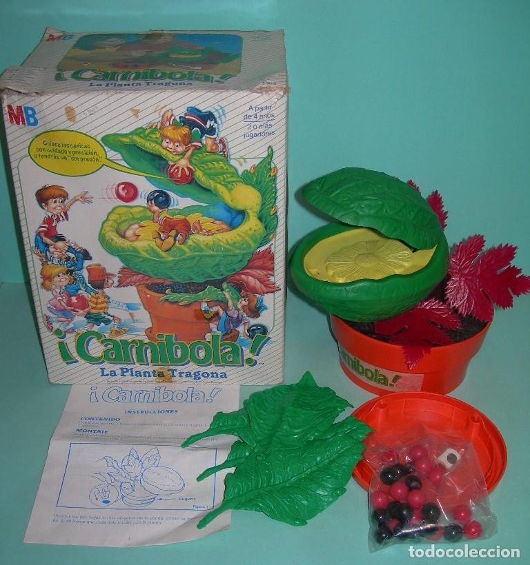 Jouets Anciens: DIF&Iacute;CIL JUEGO &iexcl; CARNIBOLA ! LA PLANTA TRAGONA ORIGINAL DE MB JUEGOS A&Ntilde;OS 80 - EN SU CAJA ORIGINAL -